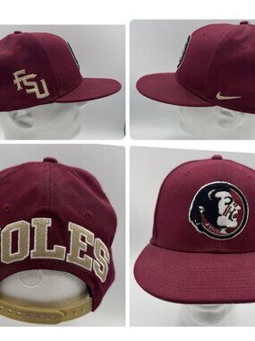 Nike True FSU Hat “NOLES” Embroidered Florida State Seminoles Adjustable Cap